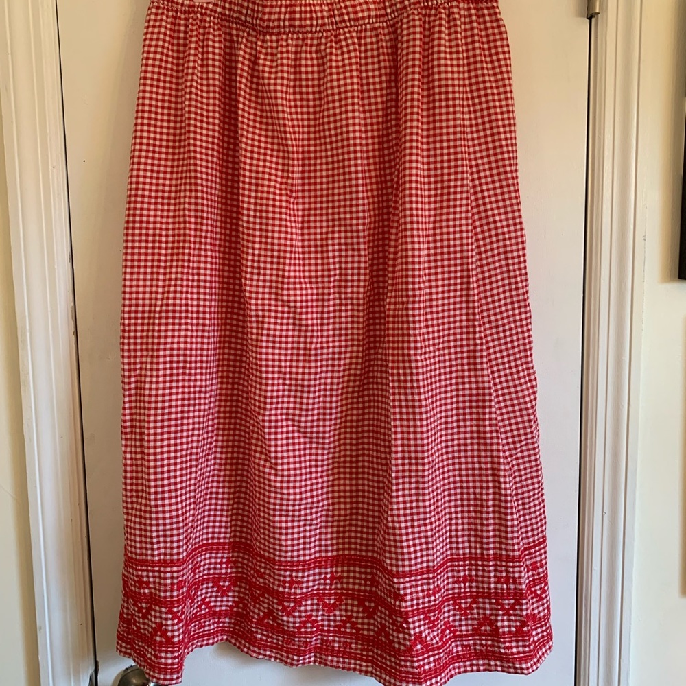 Old Navy Embroidered Midi Skirt